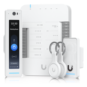 KIT DE CONTROL DE ACCESO G3 PARA 1 PUERTA, INCLUYE DOOR HUB, G3 READER PRO Y LECTOR DE SALIDA, COMPATIBLE CON TOUCH PASS, INCLUYE 2 KEYFOBS