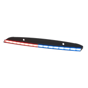 VISERA INTERIOR ROJO-BLANCO/AZUL-BLANCO 144 LED CON LUCES DE PENETRACIÓN INCLUYE BRACKET FORD POLICE INTERCEPTOR, NECESARIO AGREGAR CZMATSIBSYS