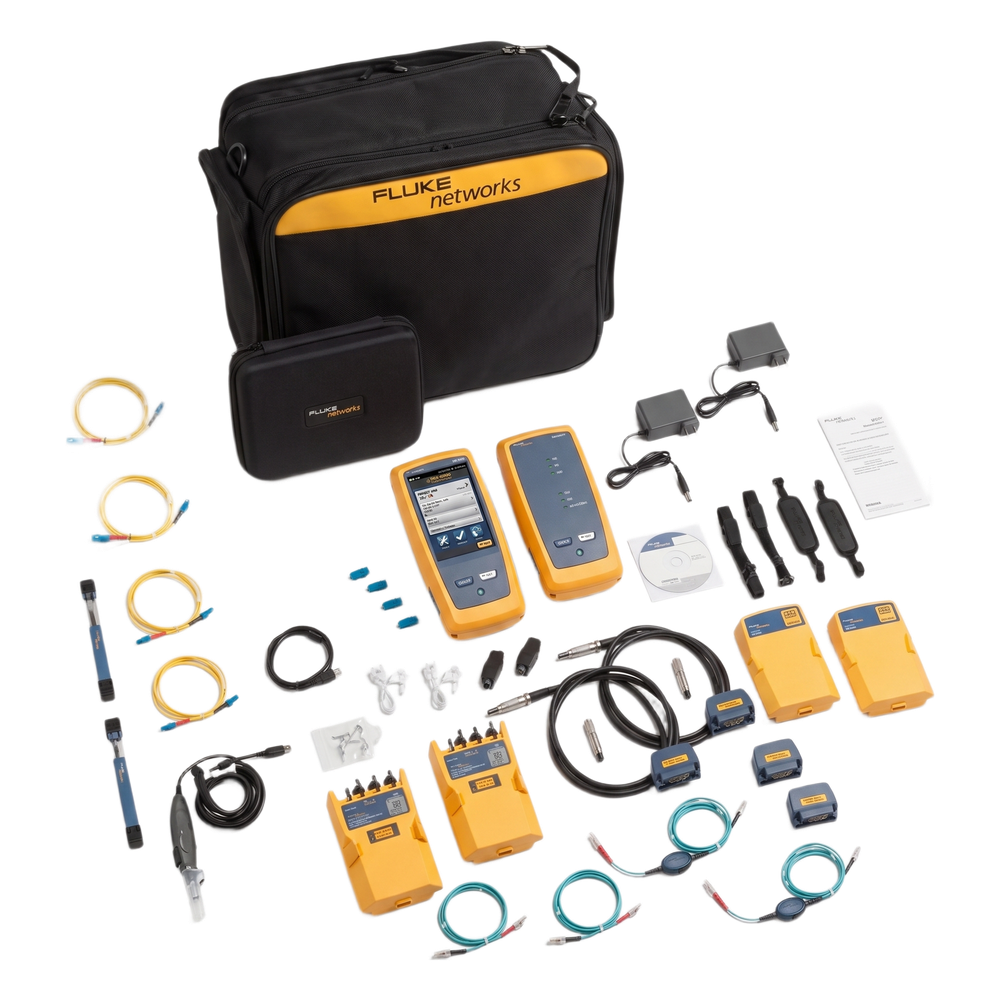 FLUKE NETWORKS DSX2-8000QIINT - CERTIFICADOR DE CABLE DE COBRE / CAT5E-CAT8 / 2 GHZ / MÓDULOS OLTS QUAD / WIFI INTEGRADO