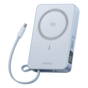 POWERBANK  MAGNÉTICO INALÁMBRICO / 10000 MAH 36 WH / 30W USB-C PD3.0/PPS/UFCS + CABLE INTEGRADO 60W / CARGA INALÁMBRICA 25W QI2.2 MPP / MAGNÉTICO 8N / PANTALLA LED / 254 G