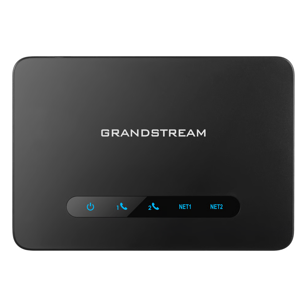 ADAPTADOR DE TELÉFONO ANALÓGICO ATA 2 PUERTOS FXS (CONECTAR TELÉFONO ANÁLOGO) CON ROUTER NAT GIGABIT / COMPATIBLE SIP / CIFRADO AES REFORZADO / CALIDAD DE VOZ HD / SOPORTA FAX T.38 / ROUTER NAT ALTO RENDIMIENTO