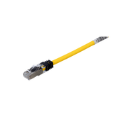 PATCH CORD CAT6A, BLINDADO S/FTP, CM/LS0H, 3 METROS, COLOR AMARILLO