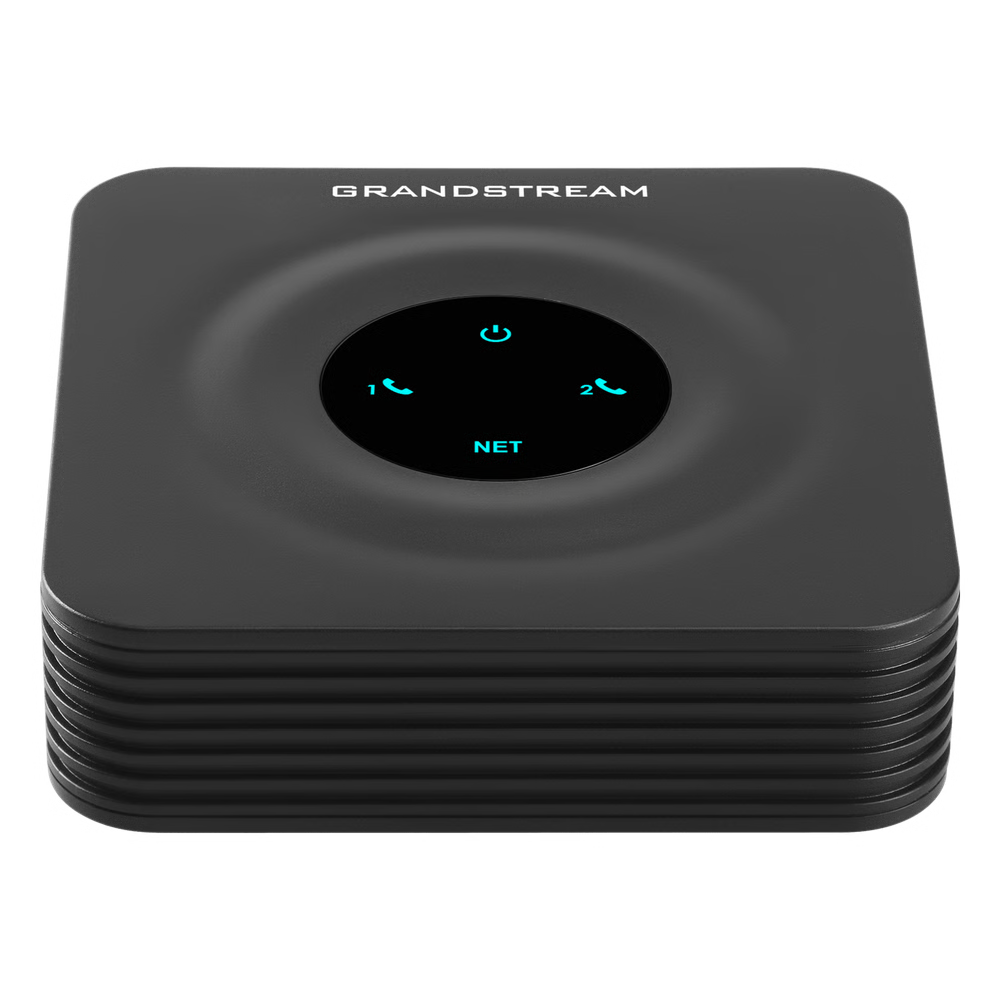ADAPTADOR DE TELÉFONOS ANALÓGICOS ATA / 2 PUERTOS FXS (CONECTAR TELÉFONO ANÁLOGO) / SOPORTA 2 PERFILES SIP / ETHERNET 10/100MBPS / SEGURIDAD TLS Y SRTP / CONFERENCIA DE VOZ 3 VÍAS /
