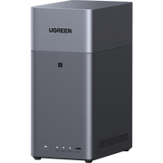 NAS UGREEN NASync DH2300 / Procesador RK3576 / 4GB / 32GB eMMC / 2 Bahías SATA / JBOD-Basic-RAID 0-RAID 1 / Puerto HDMI 4K / 1 GbE / USB 3.2 Gen 1 Type-C / Detección NFC