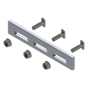 SOPORTE INCLINADO SOLAR / ALUMINIO SERIE 6000 / FIJACIONES ACERO INOXIDABLE / COMPATIBLE N RAIL 4.72 / TECHO LOSA PLANA / 135 G