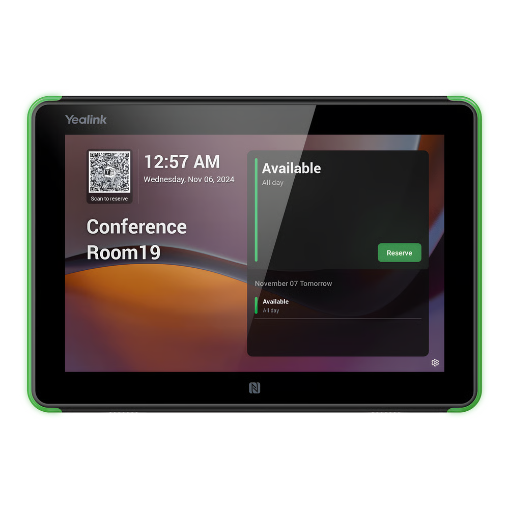 PANEL TOUCH PARA PROGRAMACIÓN DE SALAS DE REUNIONES TODO EN UNO CON INDICADORES LED LATERALES MODERNO Y ULTRAFINO