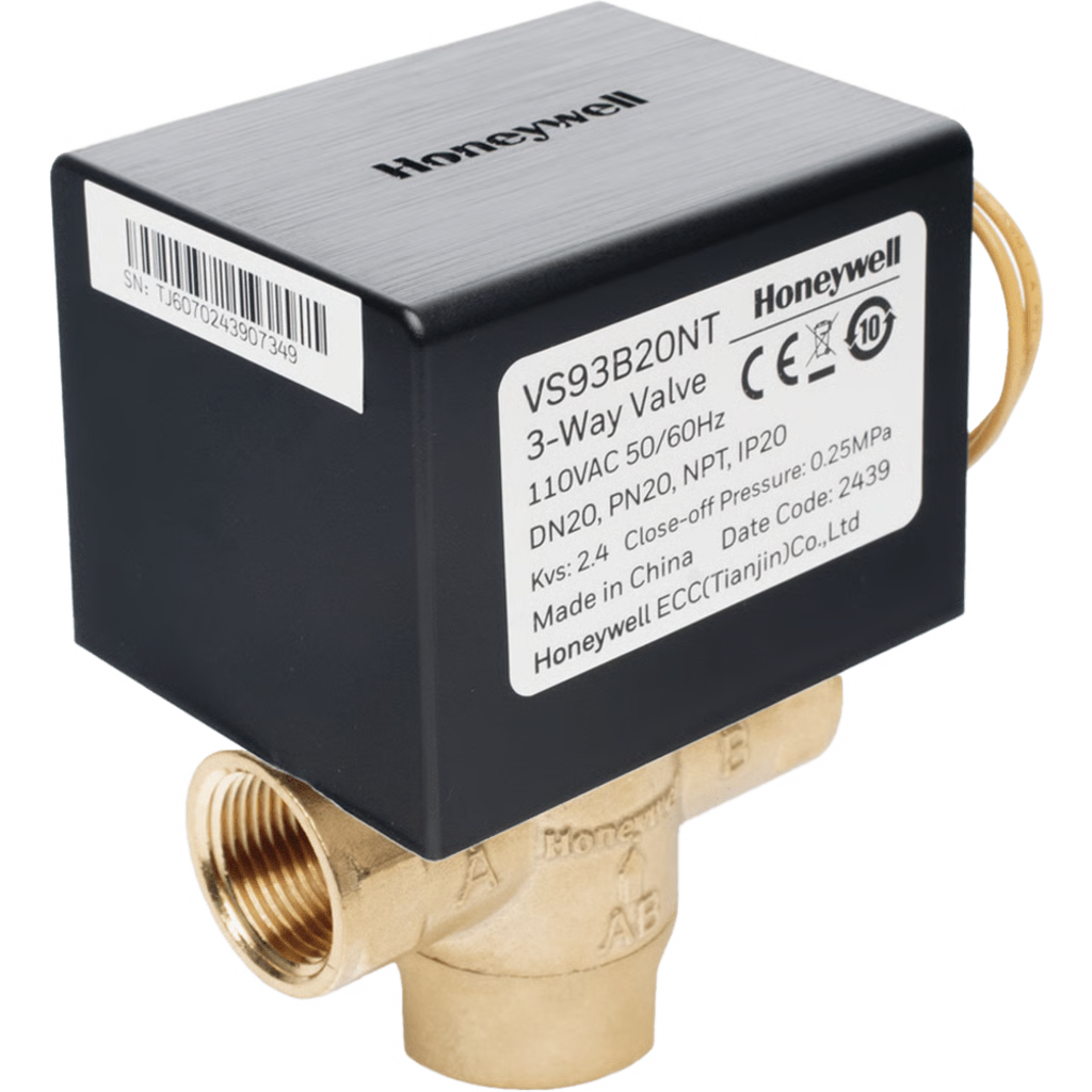 VÁLVULA DE CONTROL ELÉCTRICA VS9 PARA FAN COIL: DN20: PN25: 2 VÍAS: 110 V CA: CONEXIÓN NPT