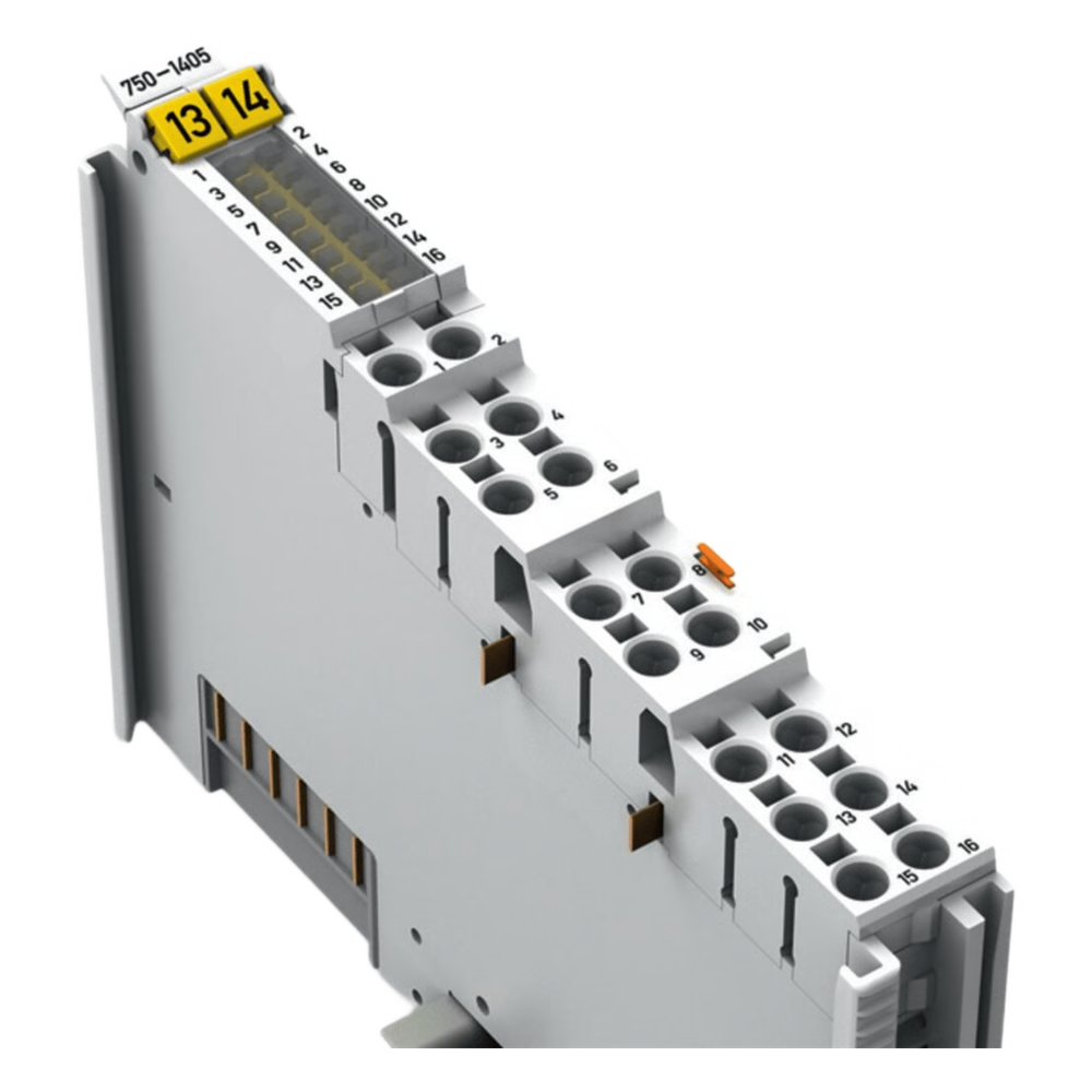 MÓDULO DE ENTRADA DIGITAL / 16 CANALES / 24 VDC / FILTRO RC 3 MS / PUSH-IN CAGE CLAMP® / AISLAMIENTO 500 V / IP20 / DIN-RAIL