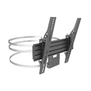 MONTAJE PARA PANTALLAS DE 32 A 65 PULGADAS EN COLUMNA| VESA 100 X 100 HASTA 400 X 400 | COLOR NEGRO| CAP. MAX 35KG-Monitores Pantallas y Mobiliario-EPCOM INDUSTRIAL-Bsai Seguridad & Controles