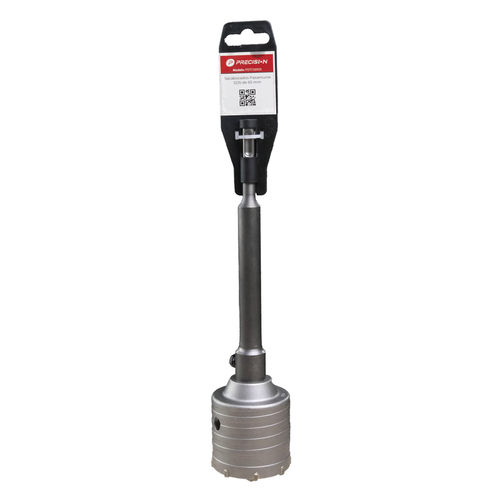 BROCA PASAMUROS SDS, SACABOCADO PARA CONCRETO DE 25MM CON EXTENSIÓN DE 220MM