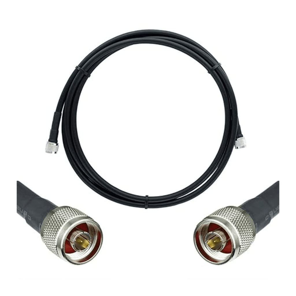 JUMPER COAXIAL CON CABLE WILSON-400 / CONECTOR N MACHO EN LOS EXTREMOS / 6.1 METROS (20.01 PIES) DE LONGITUD.