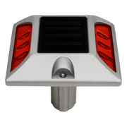LUZ LED PARA SEÑALIZACION DE CARRETERAS AC-LED / 6 LED ULTRABRILLANTES INTERMITENTES / AUTONOMÍA 108 HORAS / DISTANCIA VISUAL 800 M / IP68 / CAPACIDAD DE CARGA 20000 KG / TEMPERATURA -25°C A +75°C