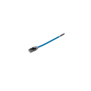 PATCH CORD CAT6A, DIAMETRO REDUCIDO 28 AWG, BLINDADO S/FTP, CM/LS0H, 0.5 METROS (1.64 PIES), COLOR AZUL
