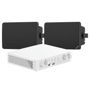 KIT DE AUDIO | 70/100V | 2 ALTAVOCES DE PARED | BLUETOOTH | COLOR NEGRO | HIK-CONNECT