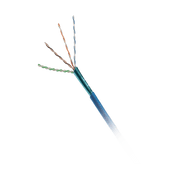 BOBINA DE CABLE UTP DE 4 PARES, CAT6A, 23 AWG, CMP (PLENUM), COLOR AZUL, 305 METROS (1000 PIES)