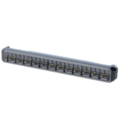 LUZ AUXILIAR DE 45 LEDS ROJO, AZUL Y BLANCO, 11.42", 12 A 24 VCD