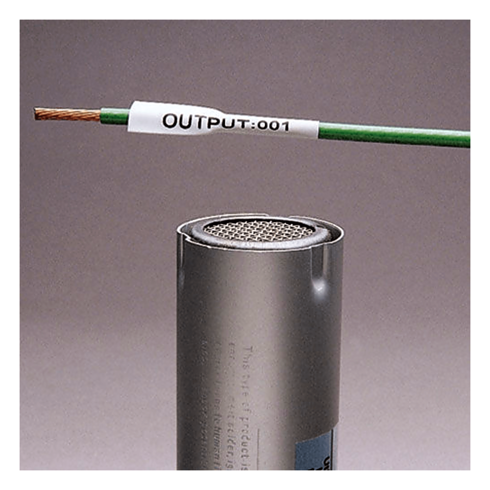 PANDUIT H100X034H1C - ETIQUETA TERMORRETRÁCTIL / 8.6 MM (0.34 IN) / 2.4 M (7.87 FT) / POLIOLEFINA / 18-12 AWG / BLANCO