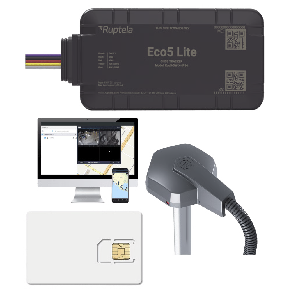 RASTREADOR VEHICULAR Y MONITOREO DE FLOTA / BLE 5.0 Y GNSS / LTE CAT1 Y LTE-M CON RESPALDO 2G / GNSS U-BLOX / MIKADO IP54 / -20 °C A +40 °C / ACELERÓMETRO DE 3 EJES / SUMINISTRO 9-32 V / BATERÍA INTERNA