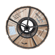 CARRETE DE 4 KM FIBRA OPTICA AEREA FIGURA 8 ARMADA ANTIRROEDOR G.652D, MONOMODO DE 6 HILOS, EXTERIOR, SPAN 120