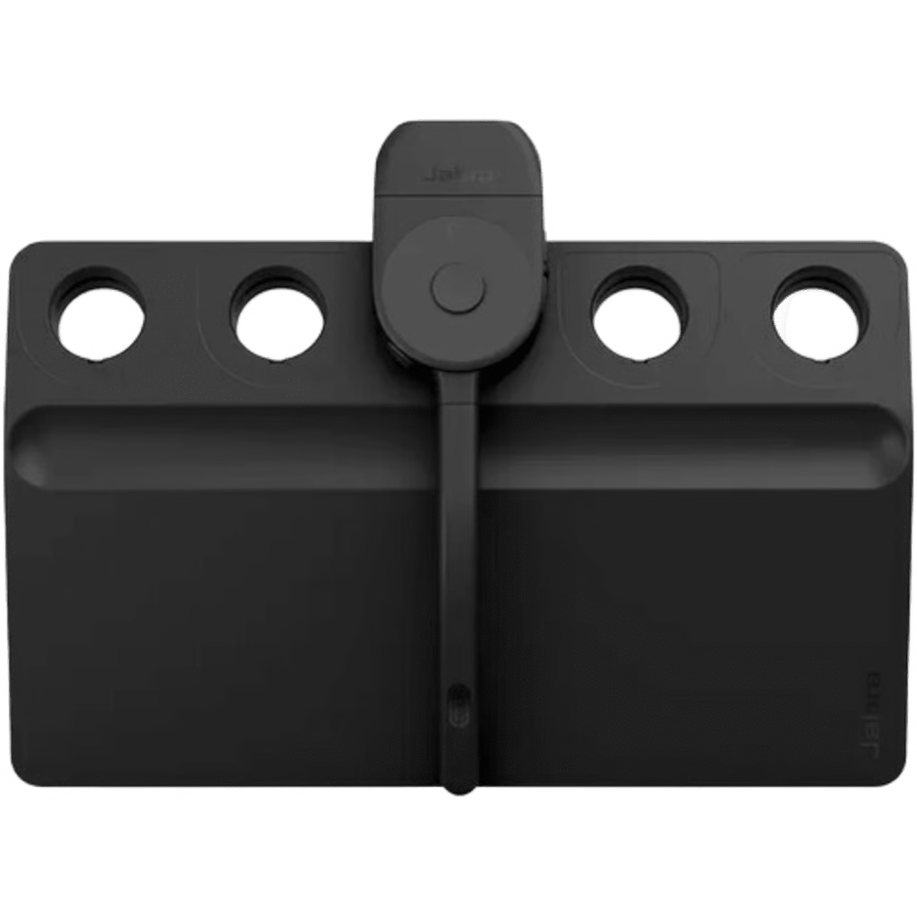 ORGANIZADOR DE BRAZO DE MICRÓFONO / ACCESORIO PARA JABRA PERFORM 75 / KIT DE 2 PIEZAS / COLOR NEGRO / COMPATIBILIDAD TOTAL