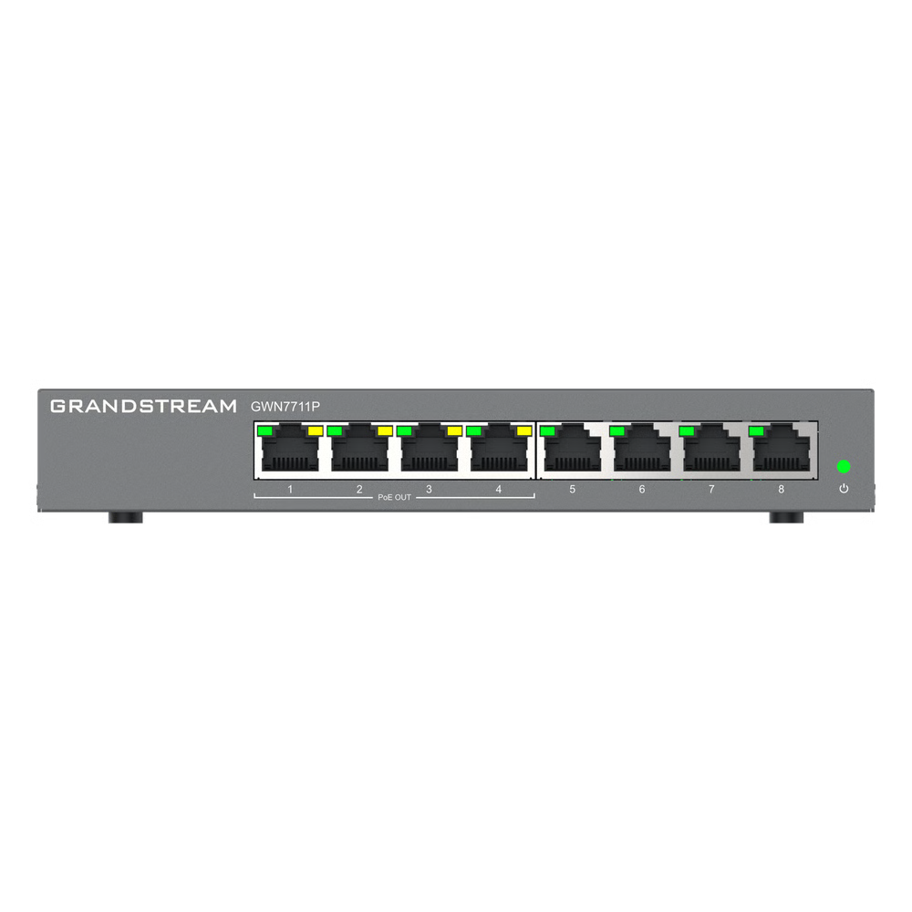 SWITCH DE RED ADMINISTRABLE CAPA 2 LITE / 8 PUERTOS GIGABIT ETHERNET / 4 PUERTOS POE / VLAN / QOS / SNOOPING IGMP / MONTAJE EN PARED Y ESCRITORIO / COMPATIBLE CON GDMS