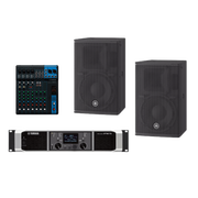 KIT REFUERZO SONORO Y MIXER | INCLUYE 2 BOCINAS CHR10 | AMPLIFICADOR PX5 | MEZCLADOR MG10 | IDEAL PARA PA