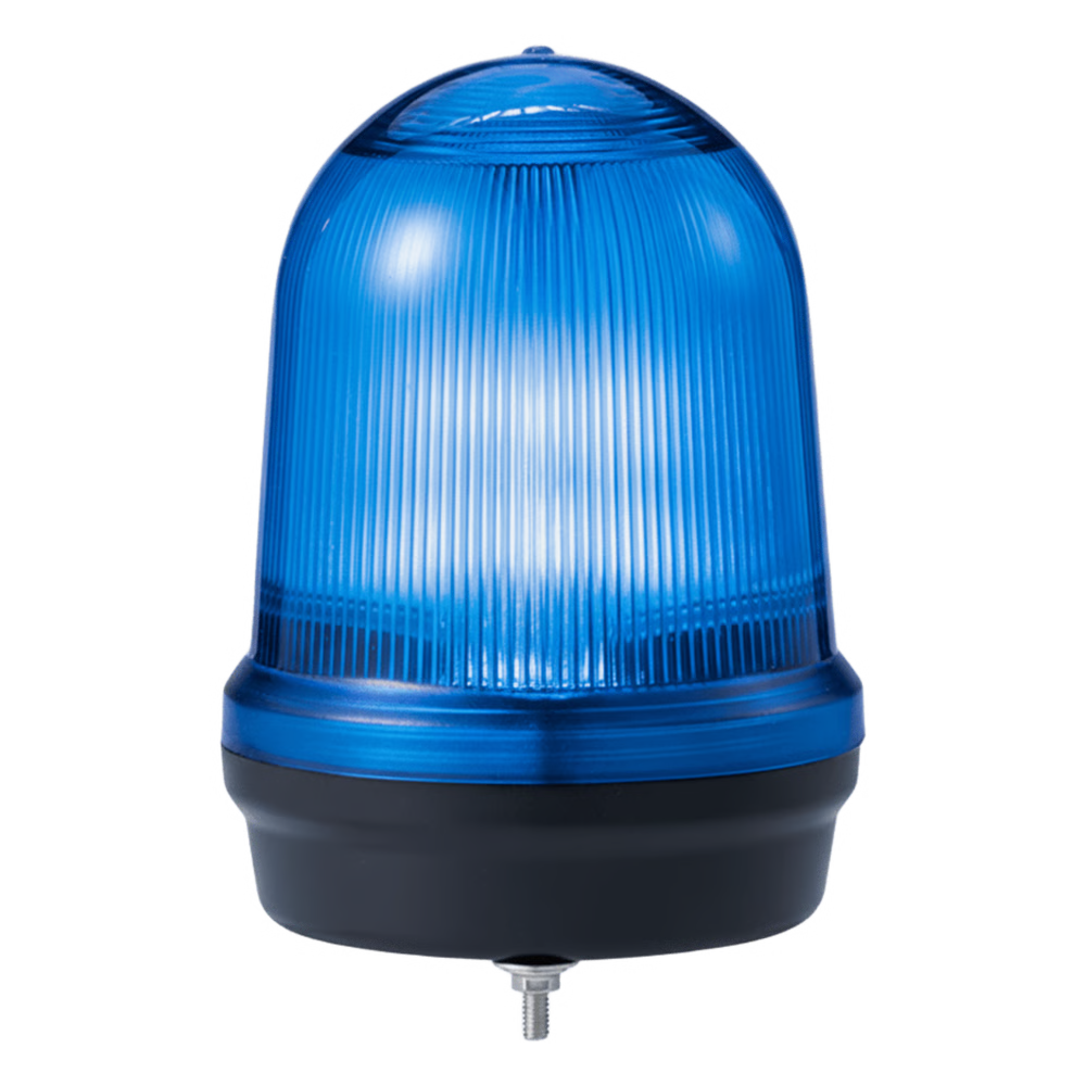 LED CON PATRONES FIJO/INTERMITENTE, ESTROBOSCÓPICO Y SIMULACIÓN ROTATORIO, COLOR AZUL DE 12-24 VCD