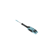 JUMPER DE FIBRA OPTICA MULTIMODO 50/125 OM4, LC-LC UNIBOOT DUPLEX, LSZH, COLOR AQUA, 3 METROS (9.84 PIES)