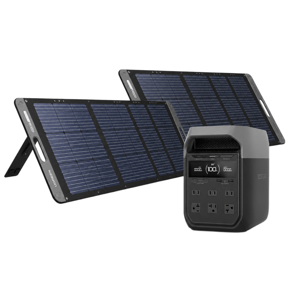KIT DE ENERGÍA PORTÁTIL ECOFLOW E980 Y PANEL SOLAR 200W