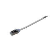 PATCH CORD CAT6A, DIAMETRO REDUCIDO 28 AWG, BLINDADO S/FTP, CM/LS0H, 5 METROS (16.40 PIES), COLOR GRIS