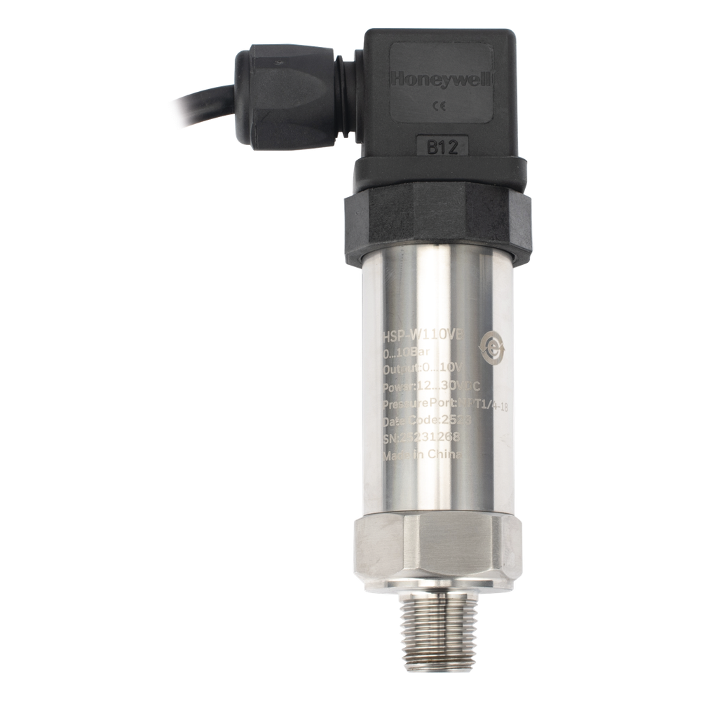 HONEYWELL BMS HSP-W110VB - SENSOR DE PRESIÓN INDUSTRIAL / RANGO 0 A 10 BAR / SALIDA ANALÓGICA 0-10 V / CONEXIÓN NPT / IP65