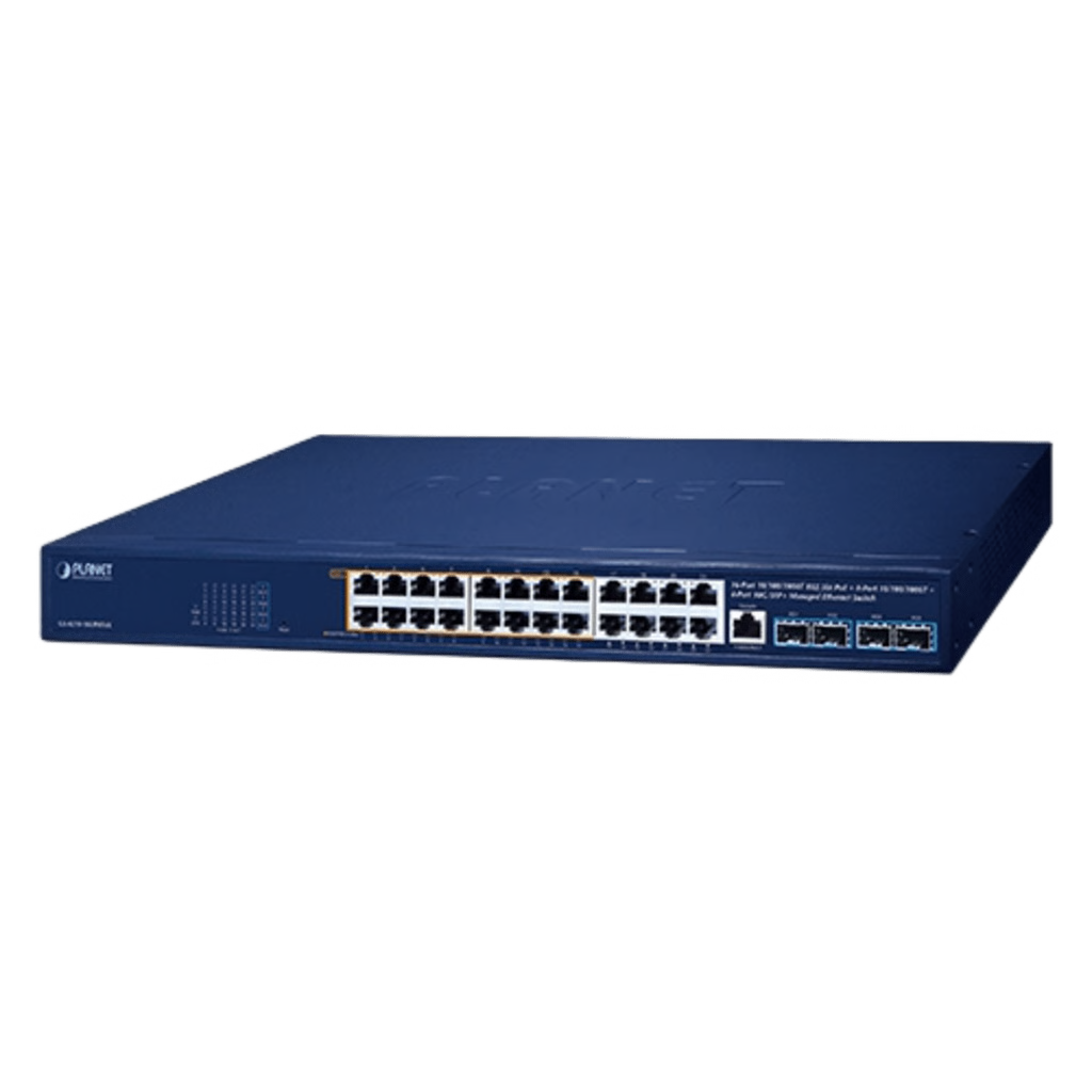 SWITCH GESTIONADO POE++ 802.3BT / 16 PUERTOS GIGABIT POE++ 95W + 8 PUERTOS GIGABIT + 4 PUERTOS 10G SFP+ / PRESUPUESTO POE 420W / IPV6/IPV4 / L2/L4 / ERPS / CLOUDNMS / RACK 440 MM (17.3 IN)