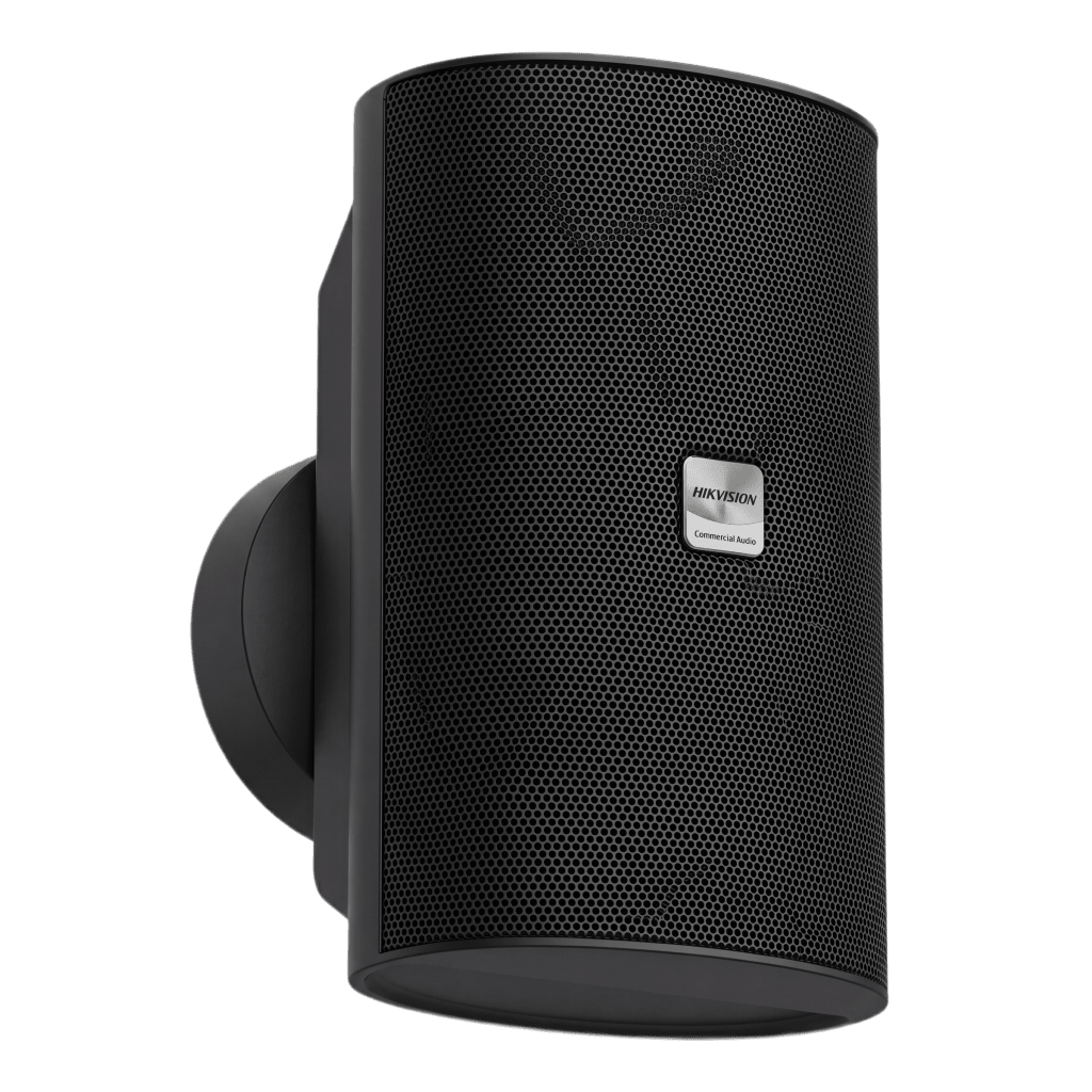 HIKVISION DS-QAC0130G1-4/BLACK  - ALTAVOZ DE PARED | DOS VÍAS | WOOFER 4" + TWEETER 1" | 8 OHMS 60W Y 100V/70V 30W | EXT