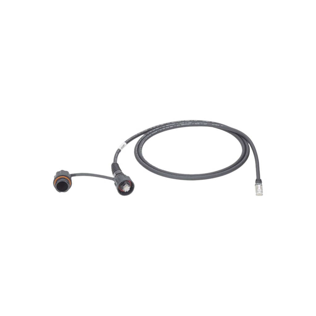 PATCH CORD CAT6A INDUSTRIALNET, BLINDADO S/FTP, CON PLUG INDUSTRIAL Y TAPA EN UN EXTREMO, 3 METROS (9.84 PIES)