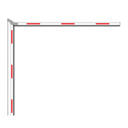BRAZO ARTICULADO 4 MTS (2+2) PARA BARRERAS HIKVISION SERIE DSTMG520 / REQUIERE ENGANCHE ARTICULADO