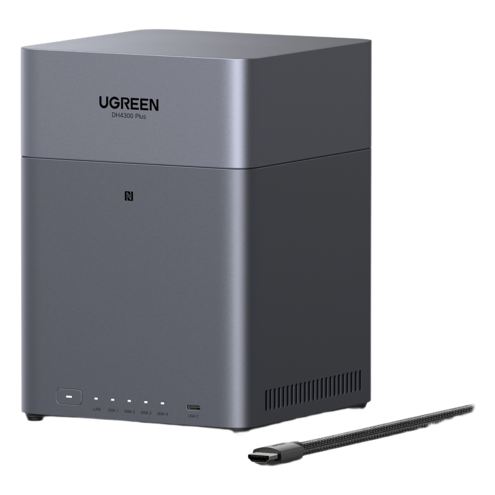 UGREEN 85449 - NAS 4 BAHÍAS / PROCESADOR RK3588C / 8 GB RAM / 2.5GBE / HDMI 4K / USB 3.2 TYPE-C / RAID 0/1/5/6/10