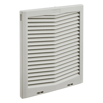 REJILLA DE ESCAPE / IP54 / HF13 13 IN (325 MM) / PLÁSTICO / CLICK-FIT / GRIS CLARO