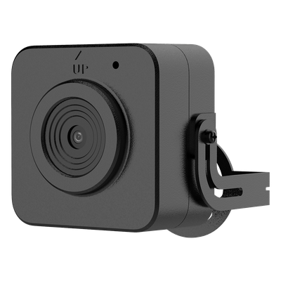 CÁMARA PINHOLE IP / 4 MEGAPIXEL / ACUSENSE IA / WDR 120 DB / LENTE 2.8 MM O 4 MM / MICRÓFONO INTEGRADO / 12 VDC