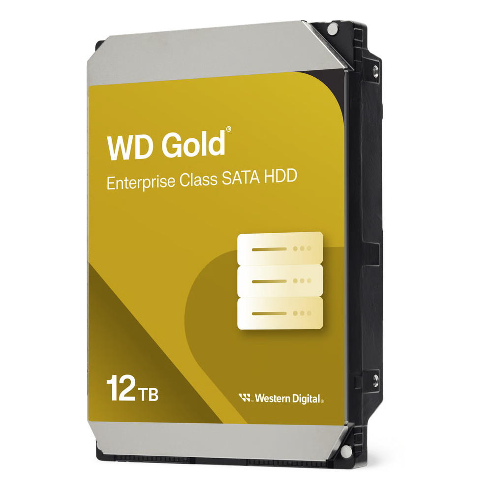 DISCO DURO EMPRESARIAL WD GOLD / SATA 6 GB/S / 12 TB / 7200 RPM / TECNOLOGÍA HELIOSEAL / ARMORCACHE / 5 AÑOS GARANTÍA / 2.5M HORAS MTBF
