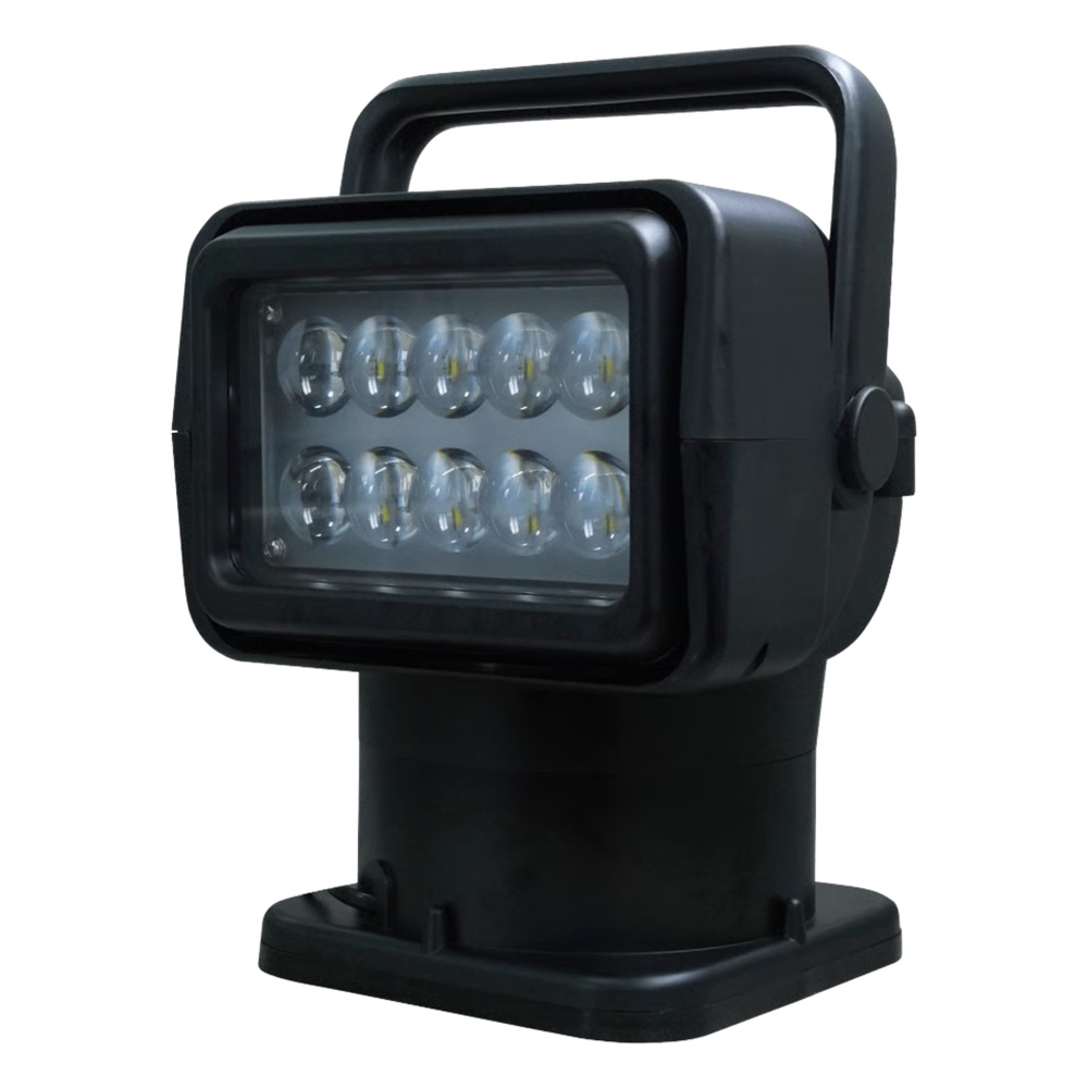 FARO DE BÚSQUEDA 30W, IP65, 8000 LUX A 5M CON CONTROL REMOTO
