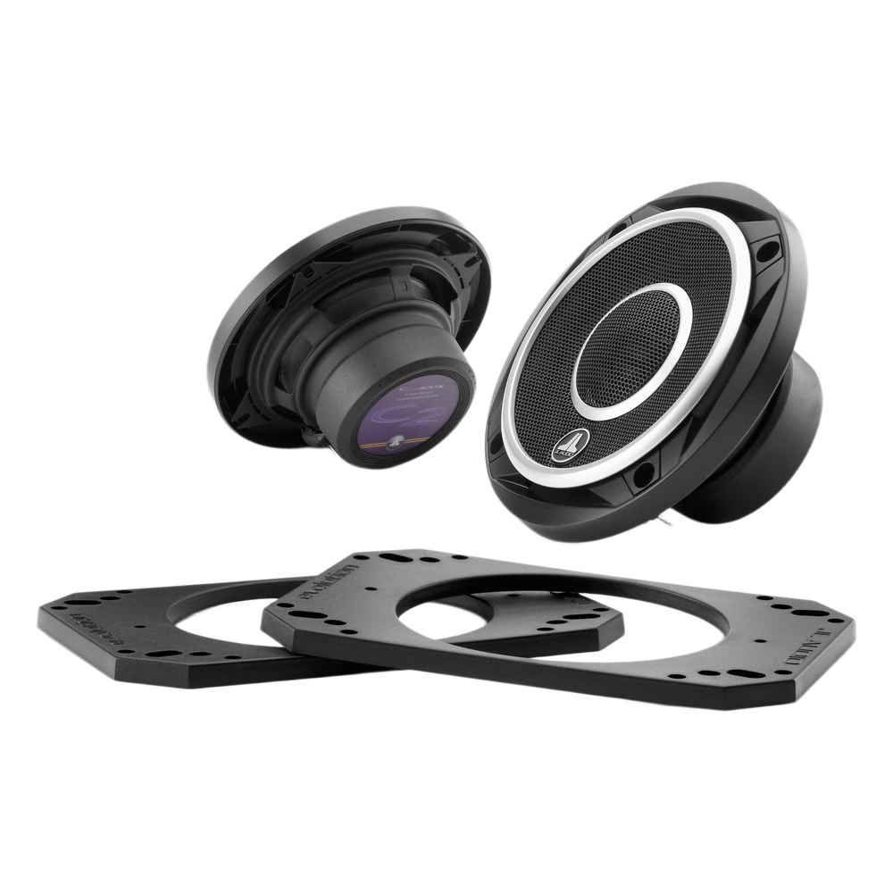 JL AUDIO® C2 / CAR AUDIO / COAXIALES BIDIRECCIONALES DE 6.5" / POTENCIA RMS 25-70 W / CONO DE POLIPROPILENO MINERAL / TWEETER DE CÚPULA DE SEDA 19 MM (0.75") / IMPEDANCIA 4 &OMEGA;