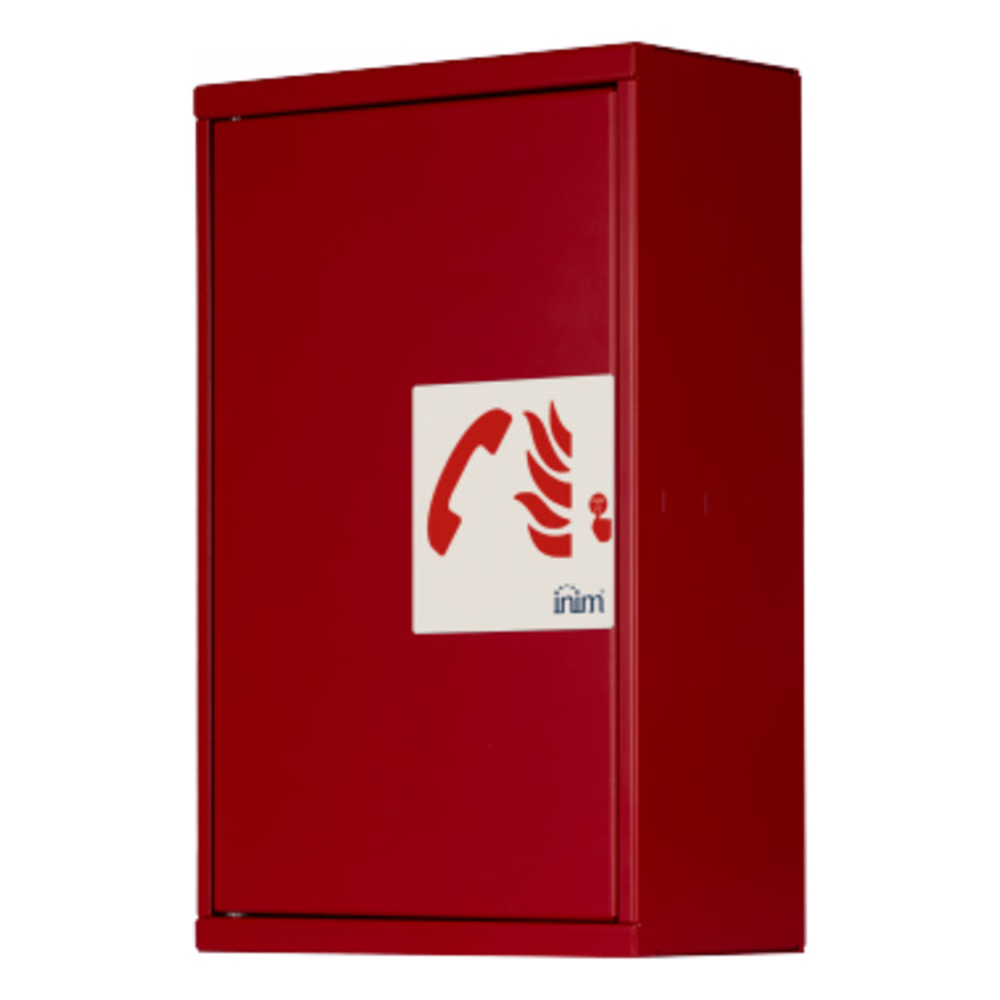 DISPOSITIVO TELEFÓNICO DE EMERGENCIA | GRADO DE SEGURIDAD 3 | METAL ROJO RAL3001 | 32 TELÉFONOS POR LÍNEA | CONEXIÓN IFAMFFT
