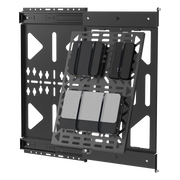 MONTAJE DESLIZANTE DE ALMACENAMIENTO AV | CAPACIDAD DE CARGA 10 KG (22 LBS) | RANGO DE DESLIZAMIENTO 300 MM | FABRICADO EN ACERO | SISTEMA DE SUJECIÓN QUICK-RELEASE SIN HERRAMIENTAS
