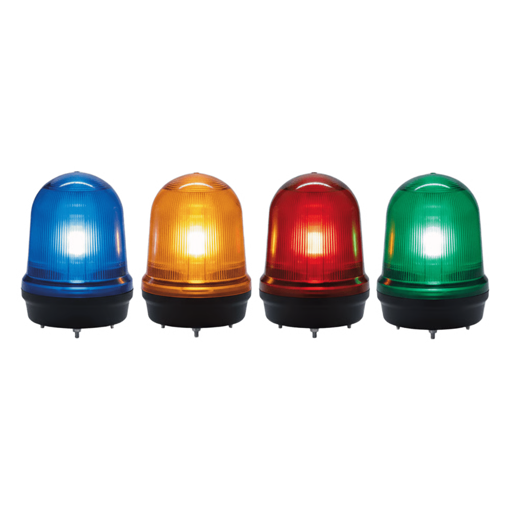 LED CON PATRONES FIJO/INTERMITENTE, ESTROBOSCÓPICO Y SIMULACIÓN ROTATORIO, COLOR AZUL DE 12-24 VCD