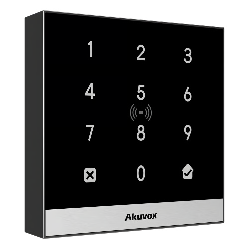 TECLADO DE CONTROL DE ACCESO + BRACKET DE INSTALACIÓN / ADMINISTRACIÓN 100% EN LA NUBE / INTERFAZ WEB / POE / LECTOR PROX 125 KHZ / MIFARE 13.56MHZ / NFC / APP SMART PLUS / CONTROL DE 1 PUERTA / PIN PARA VISITAS / IP65