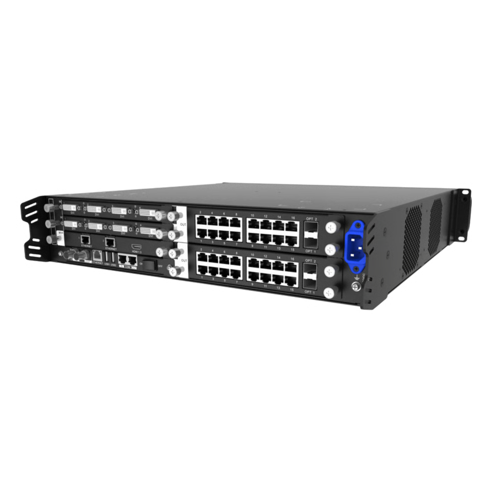 VIDEO WALL SPLICER / PROCESADOR DE VIDEO MODULAR/ 52 MILLONES DE PÍXELES / 4K-8K HDR / WEB CONTROL / HOT-SWAPPABLE