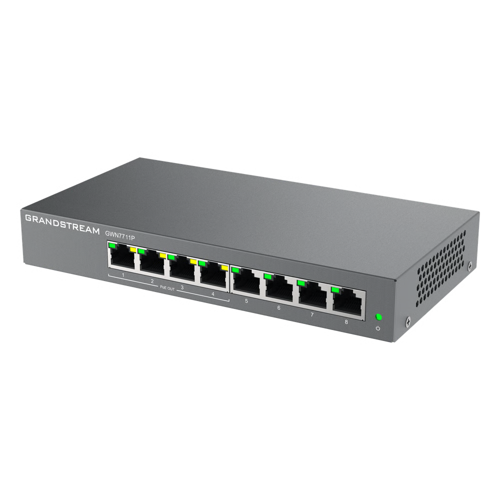 SWITCH DE RED ADMINISTRABLE CAPA 2 LITE / 8 PUERTOS GIGABIT ETHERNET / 4 PUERTOS POE / VLAN / QOS / SNOOPING IGMP / MONTAJE EN PARED Y ESCRITORIO / COMPATIBLE CON GDMS