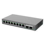 SWITCH L2 LITE ADMINISTRABLE DE 10 PUERTOS / 8 PUERTOS ETHERNET 2.5 GIGABITS / 2 PUERTOS SFP+ 10 GIGABITS / VLAN / QOS / MONTAJE EN ESCRITORIO O PARED / COMPATIBLE CON GDMS