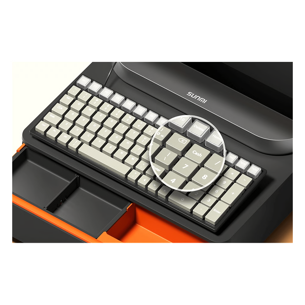 TECLADO COMERCIAL 89 TECLAS / DISEÑO CHICLET / 16 TECLAS PERSONALIZABLES / IP55 / USB TIPO-C / COMPATIBILIDAD MULTI-SISTEMA