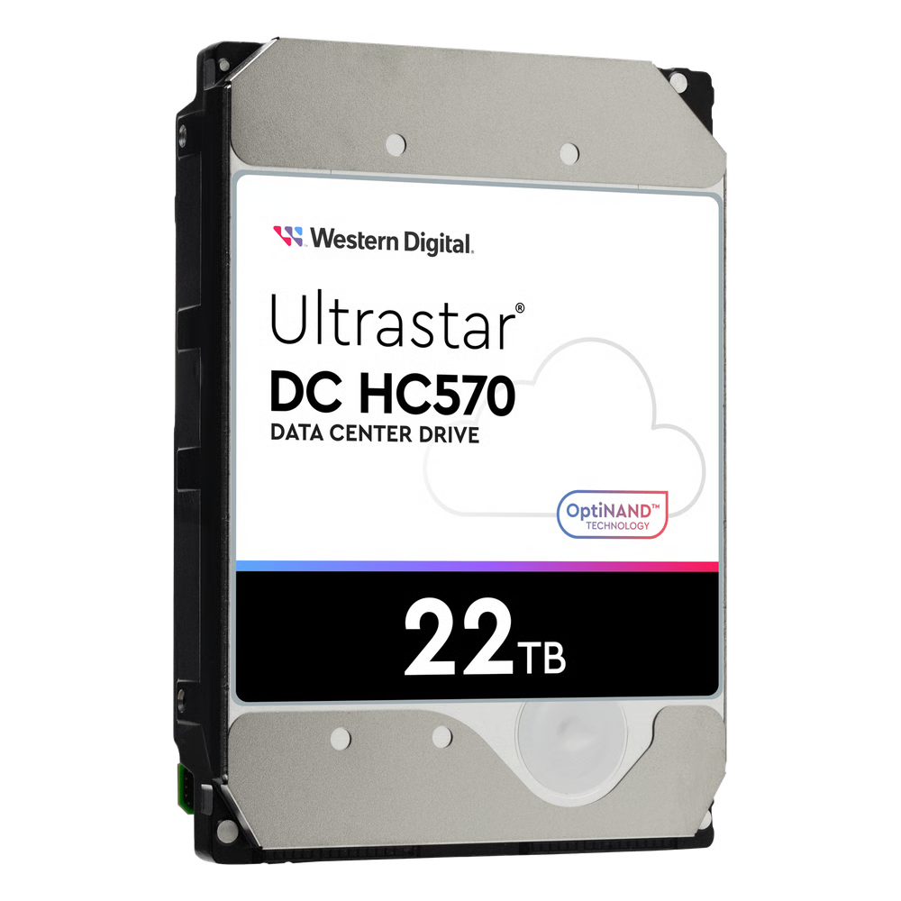 DISCO DURO DATA CENTER ULTRASTAR / 22 TB / 7200 RPM / 6 GB/S SATA - 12 GB/S SAS / HELIOSEAL CON HELIO / OPTINAND CON FLASH INAND / ARMORCACHE / 2.5M HORAS MTBF / 5 AÑOS GARANTÍA